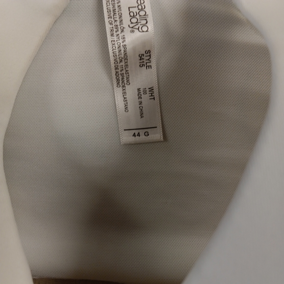 Leading Lady Brigitte Clip 44G Front Close White Wired Posture Support Bra NWOT - Picture 3 of 7